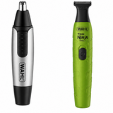 Kit Wahl Aparador de Pelos Nasal Trimmer +Aparador de pelos Wahl Trim Ninja Single Verde