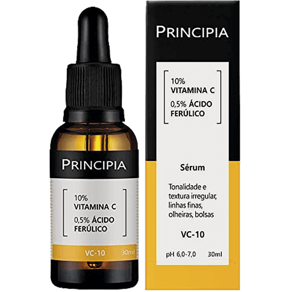 PRINCIPIA SÉRUM VITAMINA C VC-10 – ANTIOXIDANTE E ILUMINADOR – 30ML