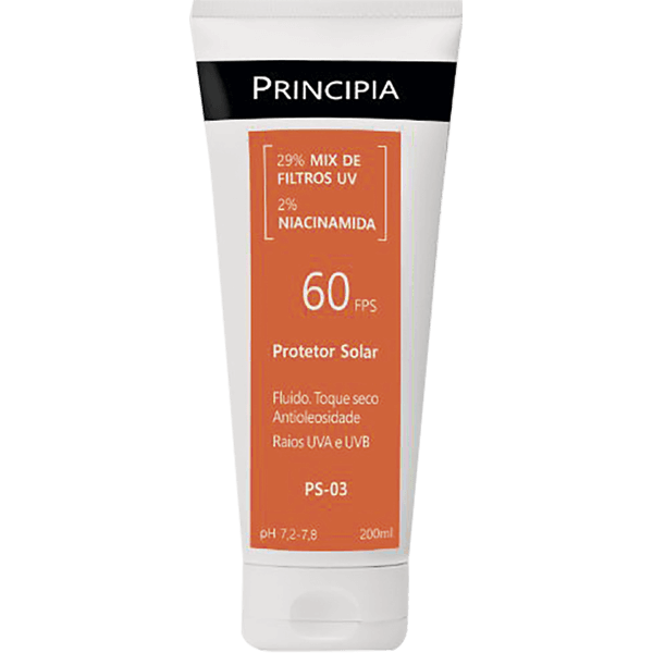 PROTETOR SOLAR PRINCIPIA PS-03 FPS 60 – PROTEÇÃO SOLAR CORPORAL –  200ML
