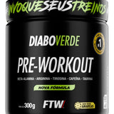 DIABO VERDE PRE-WORKOUT FRUTAS AMAR 300G