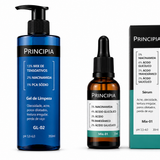 Kit Principia Antiacne: Gel Limpeza GL-02 + Sérum Mix-01 - Controle de Oleosidade e  Acne