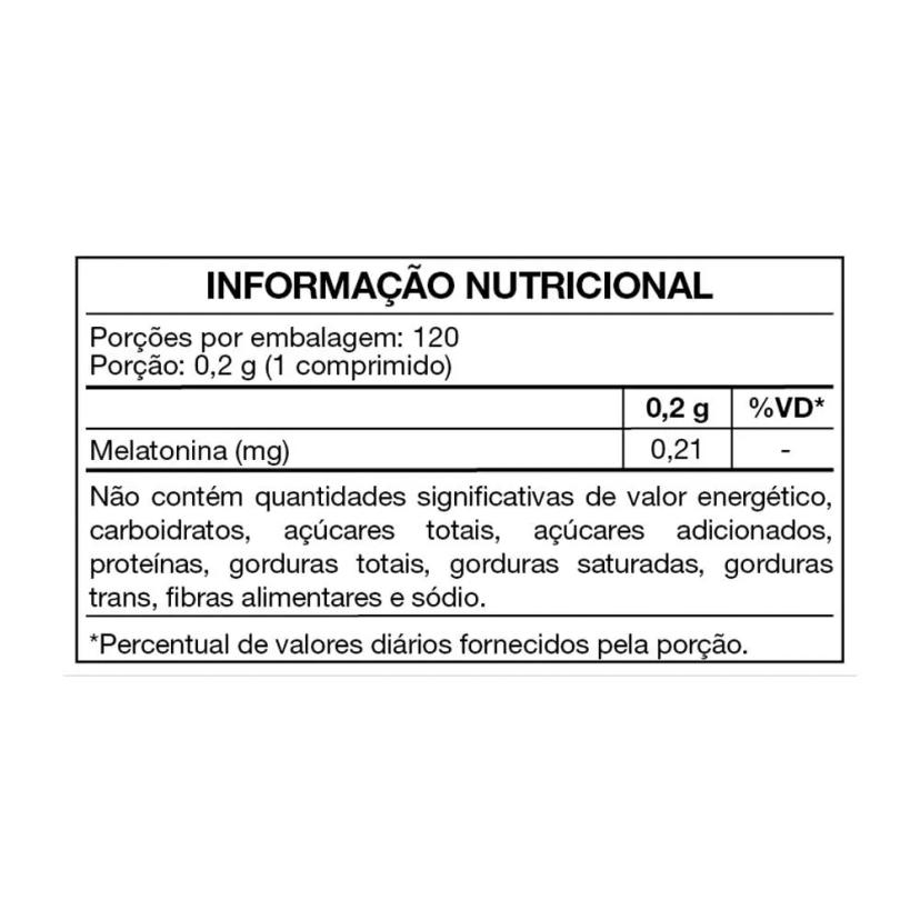 MELATONINA ACALENTUS ORODISPERSÍVEL – 120 COMPRIMIDOS – AUXILIA NO SONO E RELAXAMENTO