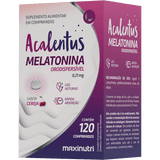 MELATONINA ACALENTUS ORODISPERSÍVEL – 120 COMPRIMIDOS – AUXILIA NO SONO E RELAXAMENTO