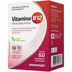 VITAMINA B12 MASTIGÁVEL – 60 COMPRIMIDOS – ENERGIA, MEMÓRIA E SISTEMA NERVOSO