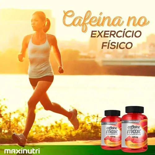 CAFEÍNA MAXX 420MG – 120 CÁPSULAS – ENERGIA, FOCO E PERFORMANCE