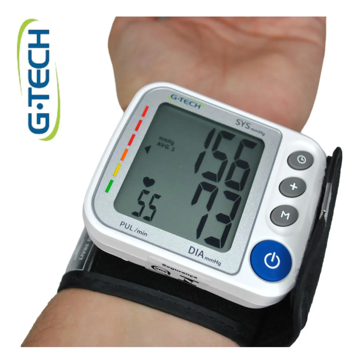 Medidor De Pressão Arterial Digital De Pulso Gtech Gp400