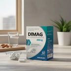 DIMAG DI-MALATO DE MAGNÉSIO 400MG – 60 CÁPSULAS – ENERGIA, MÚSCULOS E SISTEMA NERVOSO