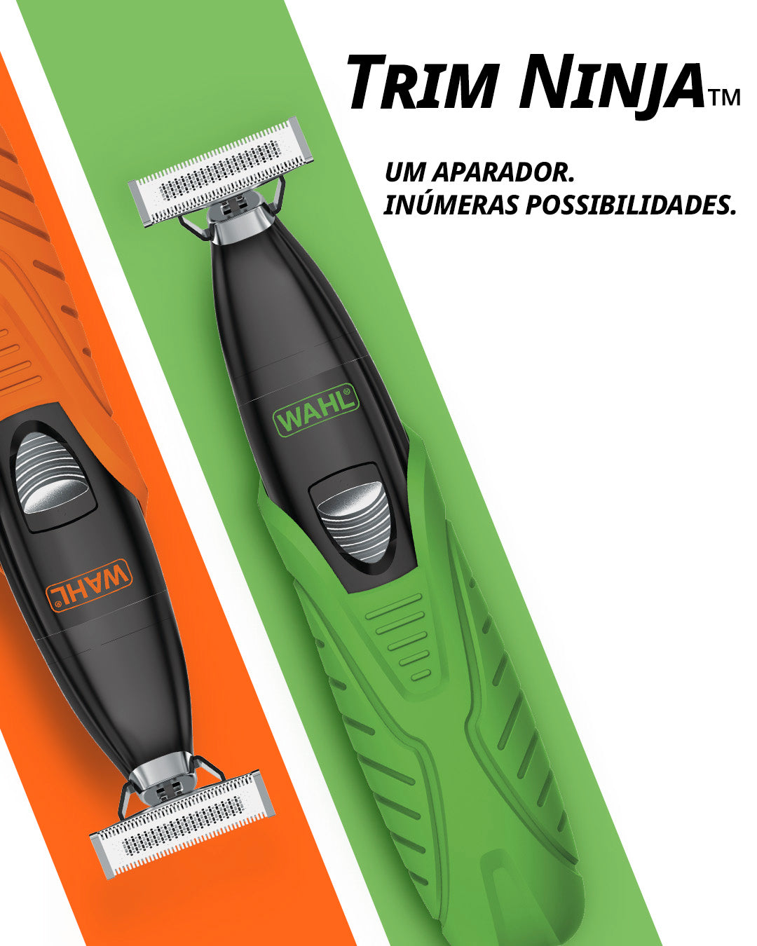 Aparador de pelos Wahl Trim Ninja Single Verde