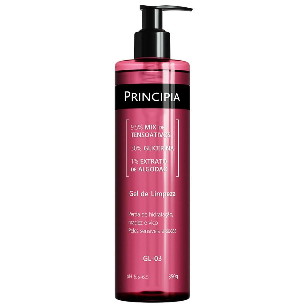 Gel de Limpeza Principia GL-3 350g – Limpeza Profunda com Tensoativos Suaves, Controle de Oleosidade e Sem Ressecar