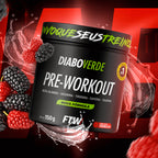 DIABO VERDE PRE-WORKOUT FRUTAS VERM 300G