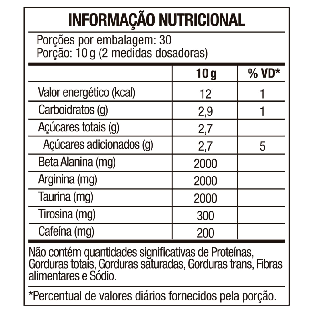 DIABO VERDE PRE-WORKOUT FRUTAS AMAR 300G